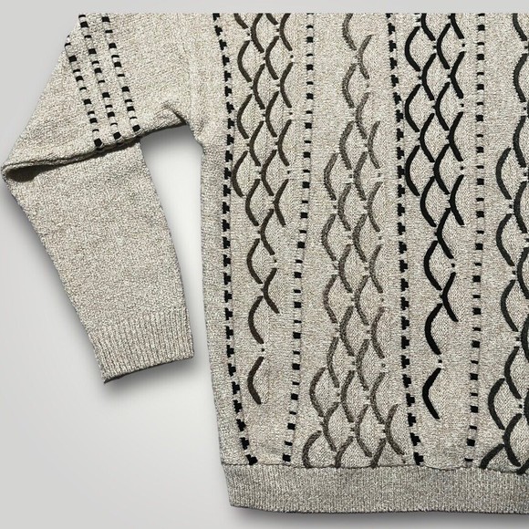 Vintage Protege Collection 3D Coogi Cosby Style Sweater Medium Large Made in USA - Picture 12 of 16